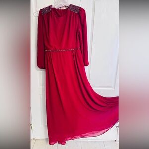 A new red dress never used